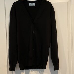 Prada Classic Black Cardigan